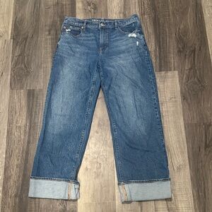 American Eagle Outfitters Stovepipe Blue Jeans